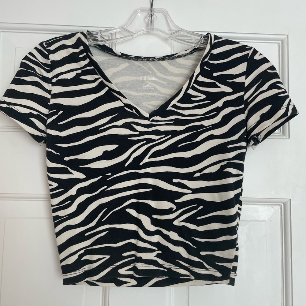 zebra top